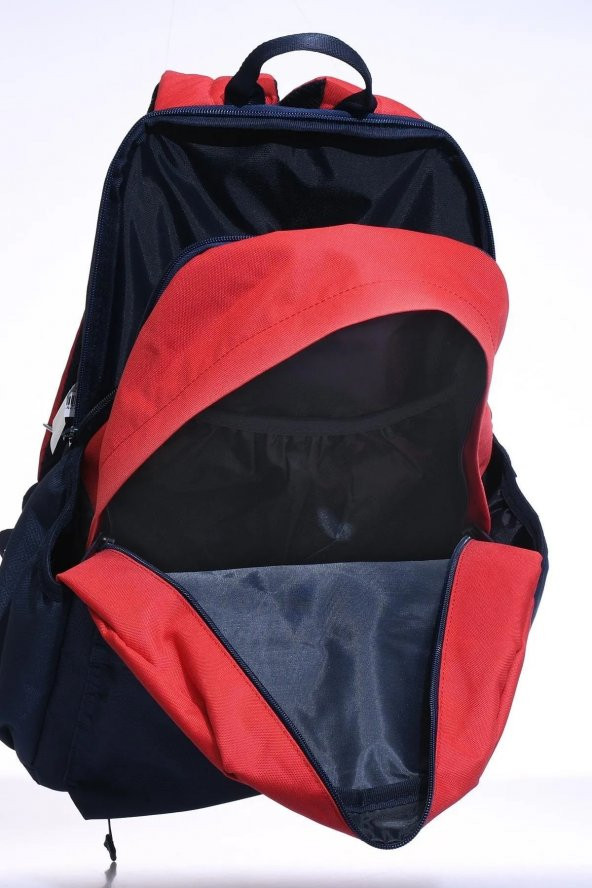 Gap Çok Gözlü Unisex Okul Günlük Sırt Çantası Kırmızı-Lacivert 03427 - 4