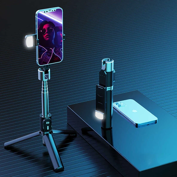 Zore P60 Plus Çok Fonksiyonlu Selfie Çubuğu - 9