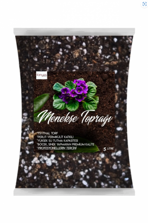Menekşe Toprağı 5 Litre - Böcek Sinek Yapmayan Premium Kalite