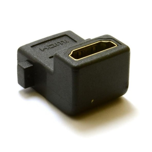 HDMI Dişi - Dişi Panel Tipi 90 Derece Ara Aparat ürün görseli 1