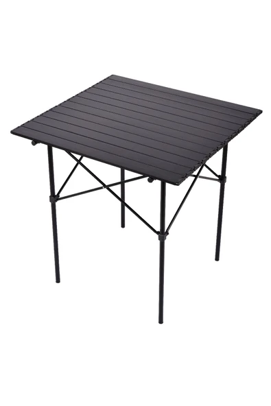 Exent Taşıma çantalı çok Hafif tamamı Alüminyum kamp, piknik, plaj, bahçe, balkon masası -70x70x70 - 3