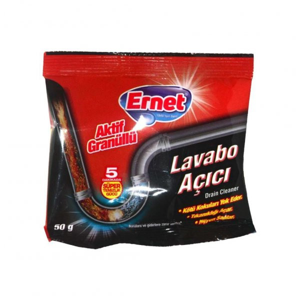 Ernet Lavabo Açıcı 2X50 Gr