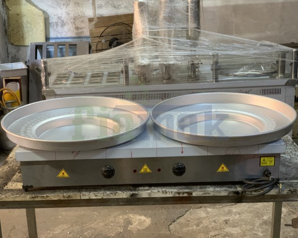Paslanmaz Çift’li Et , Tavuk Tantuni Ocağı 70×140 cm  Elektrikli - 8