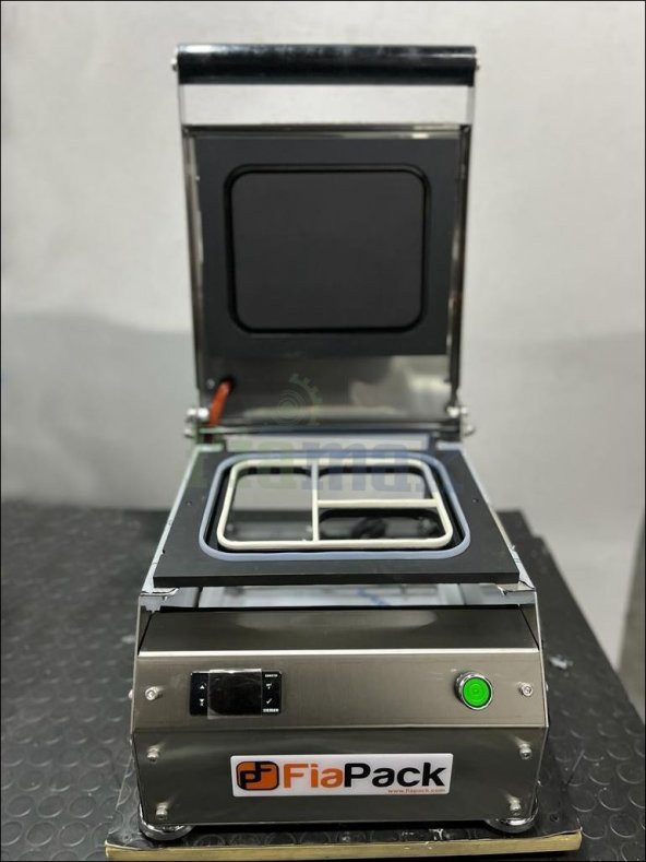 Paslanmaz Kase Tabak Kapatma Makinesi 3 Bölmeli Yemek Paketleme GMF-3 - 5