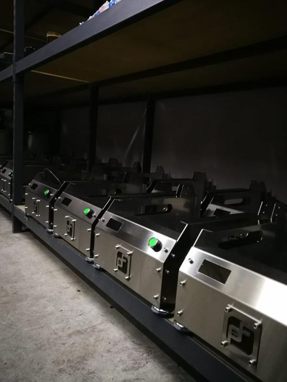 Paslanmaz Kase Tabak Kapatma Makinesi 3 Bölmeli Yemek Paketleme GMF-3 - 6