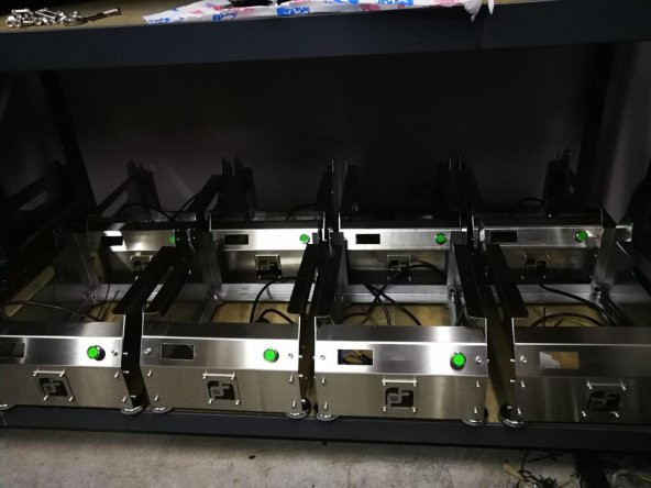 Paslanmaz Kase Tabak Kapatma Makinesi 3 Bölmeli Yemek Paketleme GMF-3 - 7