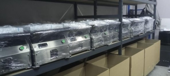 Paslanmaz Kase Tabak Kapatma Makinesi 3 Bölmeli Yemek Paketleme GMF-3 - 10