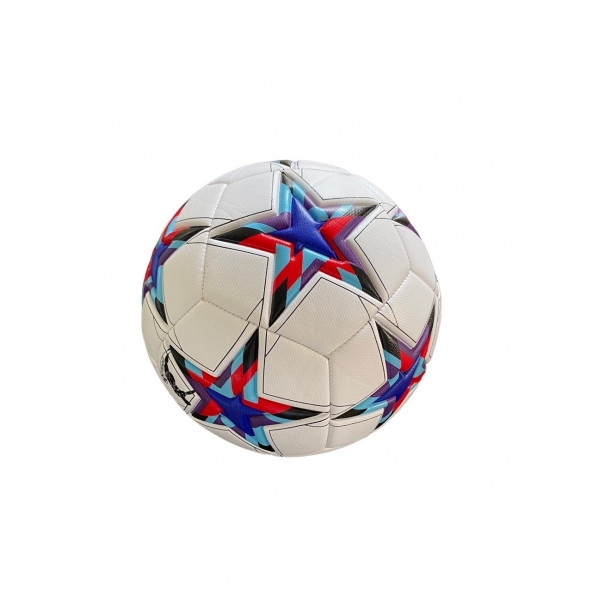Sert Zemin Dikişli Futbol Topu Halı Saha Topu Maç Topu 4 Astarlı Desenli Top