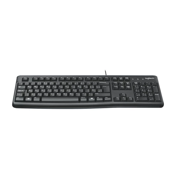 LOGITECH K120 Q USB KABLOLU SİYAH KLAVYE - 2