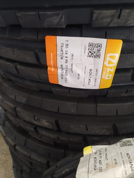 MONTANA 7.50-16 8 PR TT AGF-100 TRAKTÖR LASTİĞİ 2025 YERLİ ÜRETİM - 3