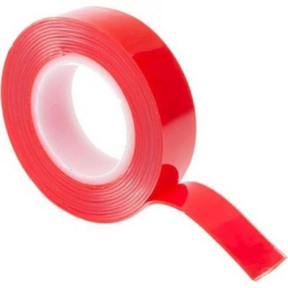 Aletçantam Akrilik Silikon Bant Şeffaf Çift Taraflı 18mm x 2yrd - 2