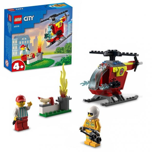 LEGO City İtfaiye Helikopteri 60318 İtfaiye Aracı