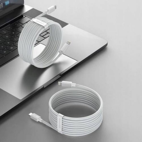 Baseus 1.5MT 2 Adet 20W PD Lightning İPhone 12,11,XS,XR USB-C to Lightning Şarj Kablosu 2 Adet Set - 3