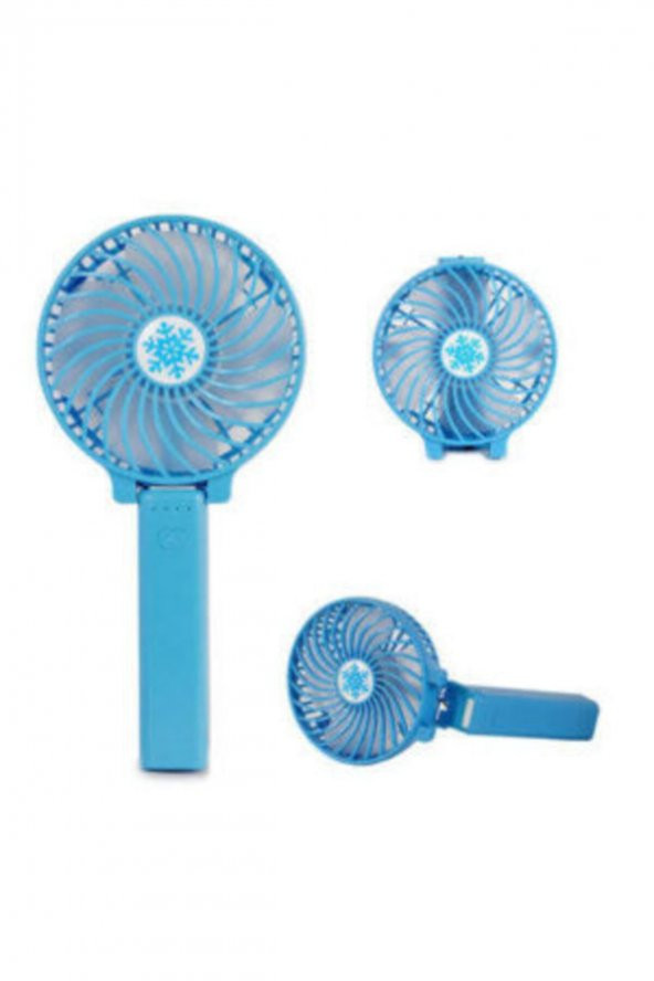 Süper Güçlü Portatif Handy Fan Siyah - 3