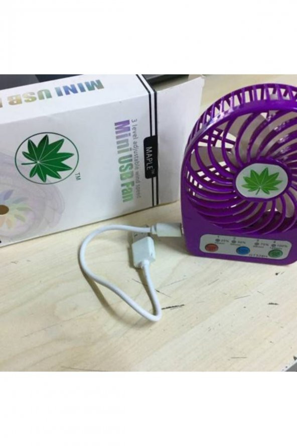 Usb Fan Usb Vantilatör Şarjlı Portable Fan Seyyar Soğutucu Mini U