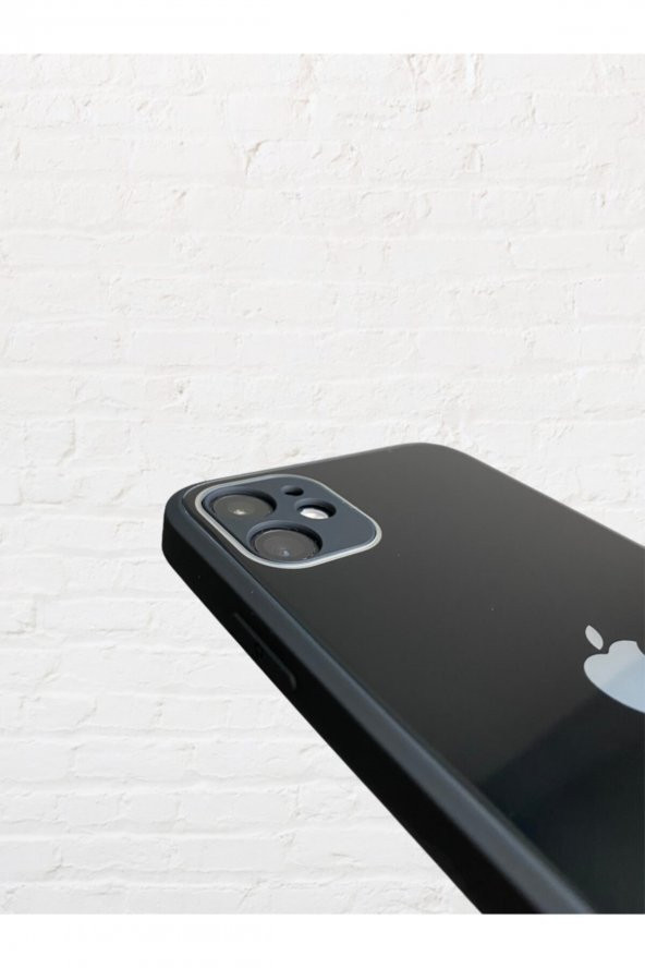 Apple Iphone 11 Uyumlu Iphone 12 Görünümlü - Siyah - Kamera Korumalı Cam Darbe Emici Telefon Kılıfı - 3