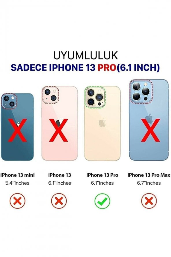 Iphone 13 Pro Kılıf Magsafe Özellikli Şeffaf Kılıf Darbe Emici Sert Silikon Uyumlu 13pro - 2
