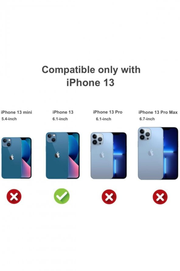 Iphone 13 (6.1) Şeffaf Şarj Giriş Tıpalı Kamera Korumalı Kılıf A Quality Case - 2