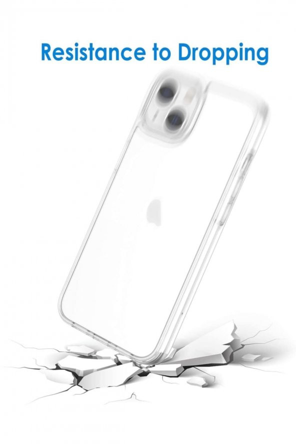 Iphone 13 (6.1) Şeffaf Şarj Giriş Tıpalı Kamera Korumalı Kılıf A Quality Case - 3