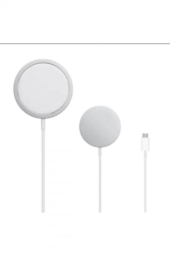 Iphone 12 & 13 & 14 Serisi Uyumlu 20 W Uyumlu Kablosuz Şarj Aleti Magsafe Charger