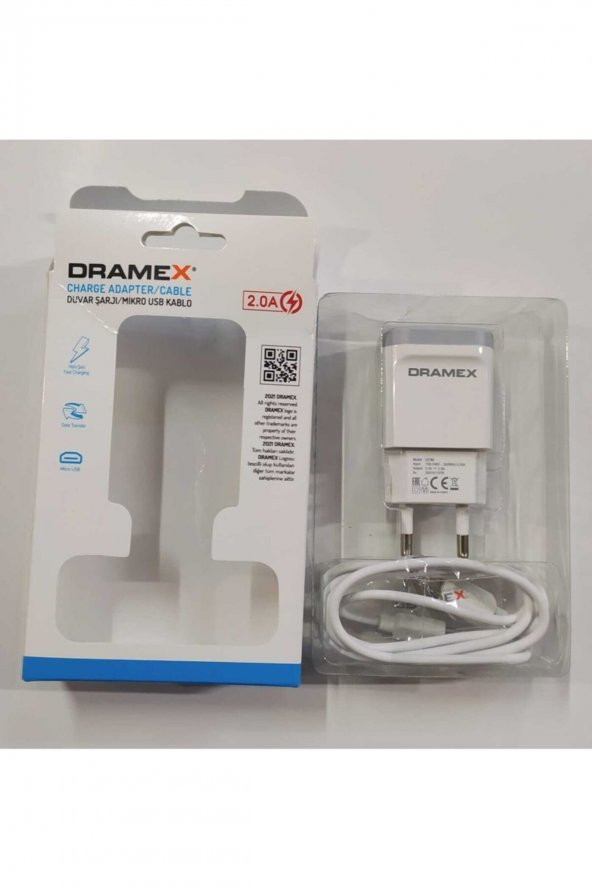 Dramex Duvar Şarlı/mikro Usb Kablo 2,0 Amper