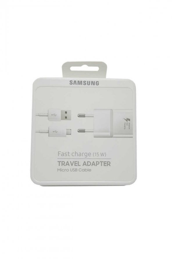 Samsung Fast Charge Travel Adapter 15w Orjinal Hızlı Şarj Seti Beyaz