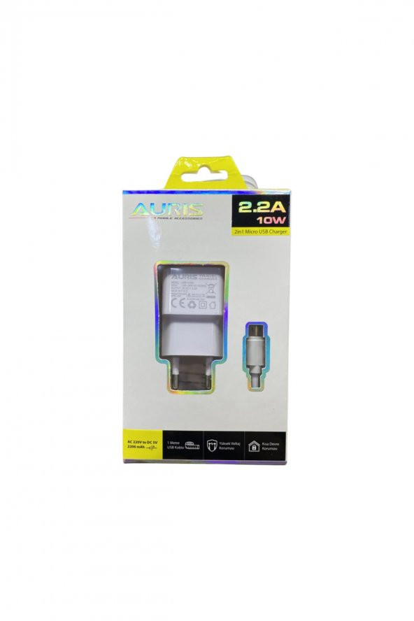 Auris 2.2a Micro Usb Şarj Aleti