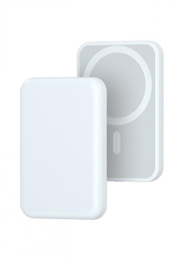 Iphone Uyumlu Magsafe Kablosuz Şarj Wireless Şarj Cihazı Powerbank Magesafe - 4
