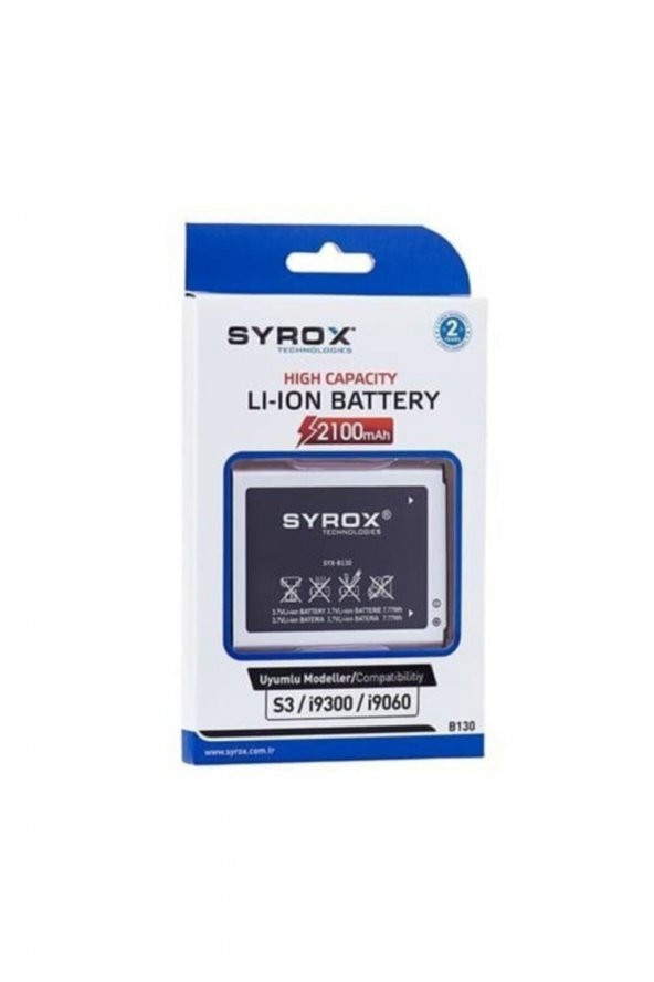 S3/i9300/i9060 Batarya - Syx-b130
