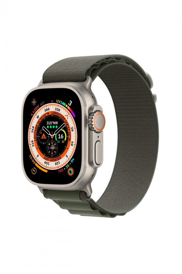 Apple Watch Ultra Kordon Alpine Loop Yeşil - 3