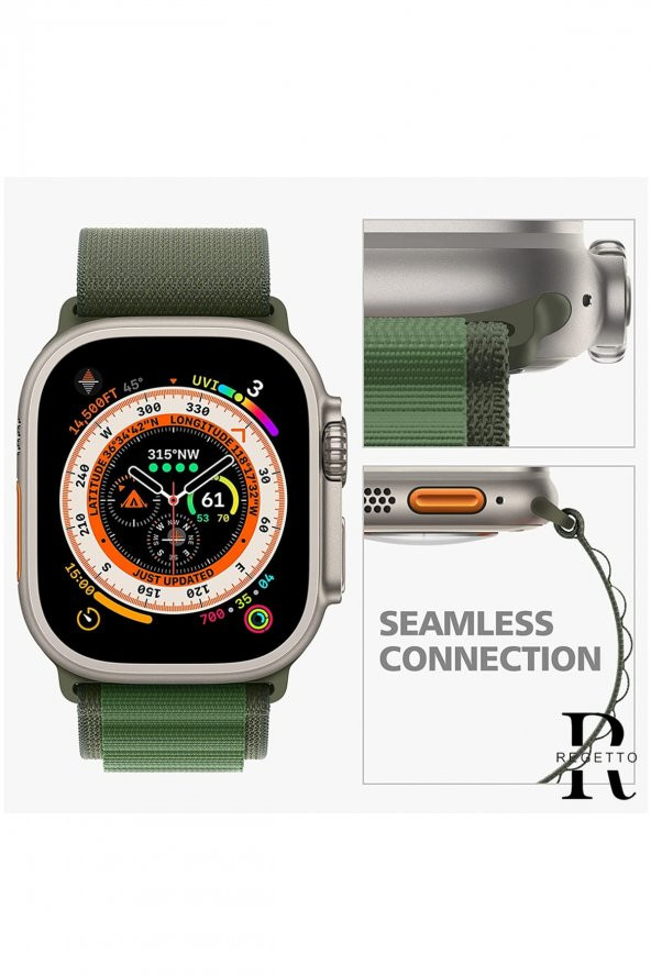 Apple Watch Ultra Kordon Alpine Loop Yeşil - 4