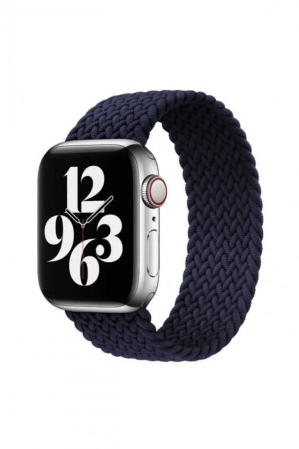 Apple Watch Kordon Kayış Bileklik Örgü Loop Lacivert 38-40 Mm