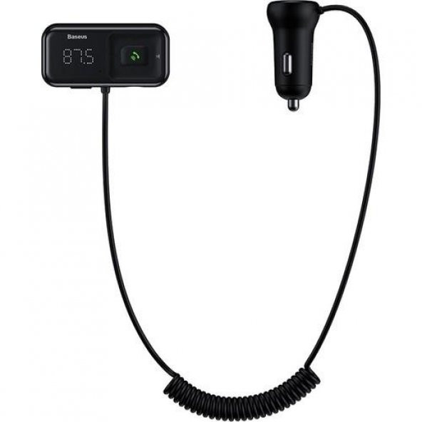 Baseus Araç Transmitter Bluetooth Araç Çakmaklık Ve Müzik Kiti 2in1 Araç Şarj Araç Transmitter Kiti