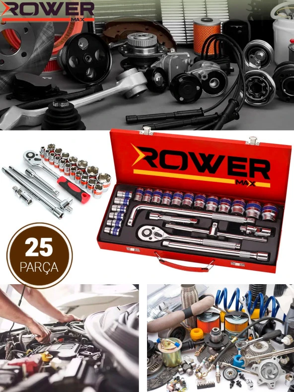 Rowermax 25 Parça Lokma Tornavida Takımı
