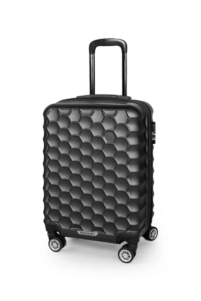 Polo&Sky Petek Model Füme Renk 3'lü Valiz Seti - 4