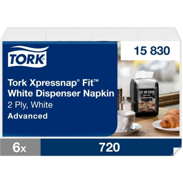 Tork Xpressnap Fit Extra Yumuşak Çift Katlı 36 Paket x 120 Yaprak Advanced Peçete (15830) - 3