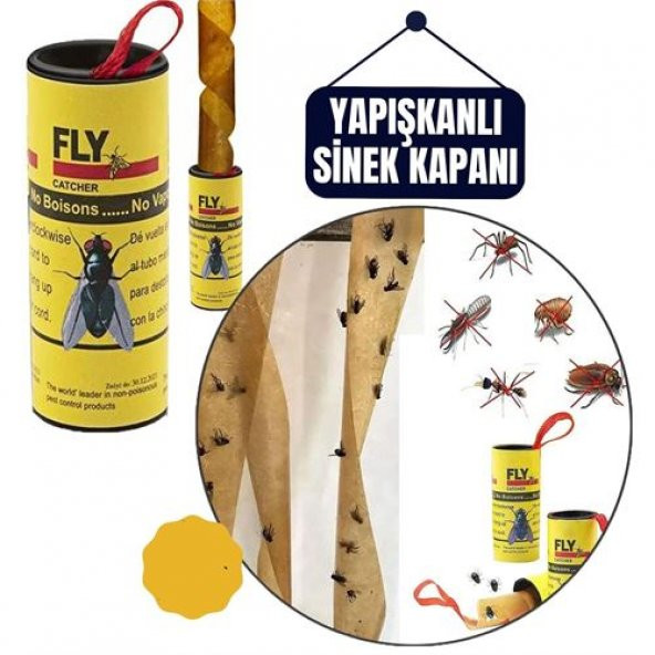 TransForMacion 24+4 Adet Yapışkanlı Sinek Kapanı 74 cm