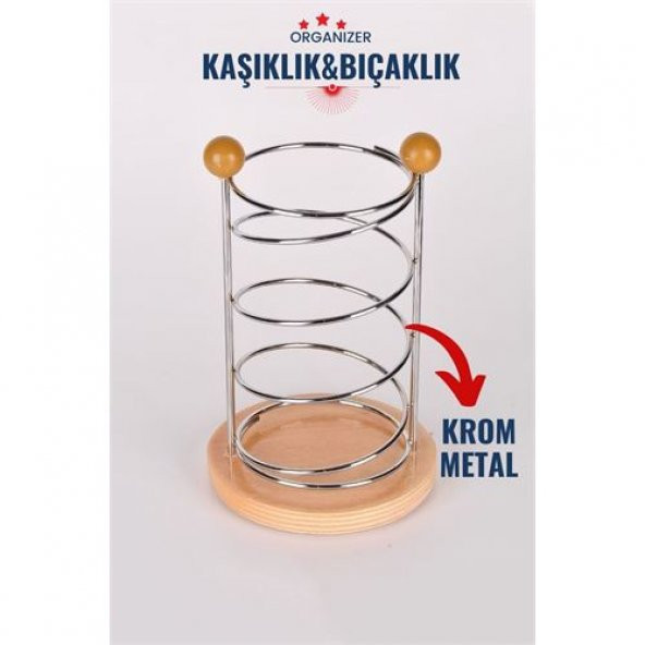TransForMacion 12+2 ADET Metal Çatal Kaşık Bıçak Standı