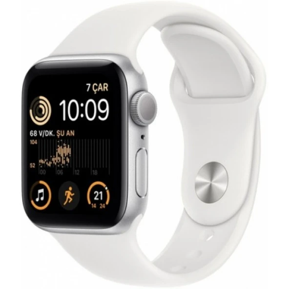 Apple Watch Se Gps 40MM Silver Aluminium Case With White Sport Band - Regular MNJV3TU/A