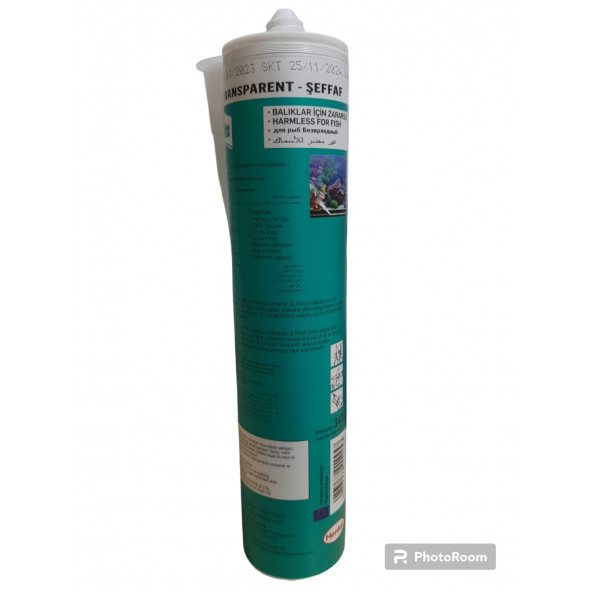 Sista Akvaryum Silikonu Şeffaf 310 ml - 2