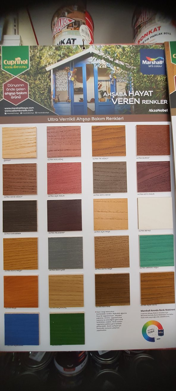 Marshall Cuprinol Wood Art Ultra Vernikli Ahşap Koruyucu Şeffaf 0.75 Lt - 2