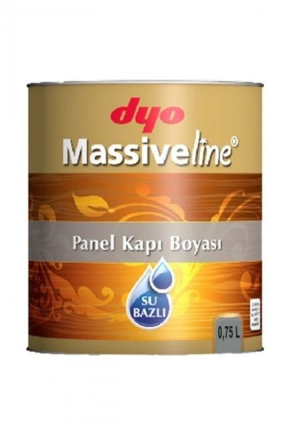 Dyo Massiveline Su Bazlı Panel Kapı Boyası Beyaz 0.75 Lt