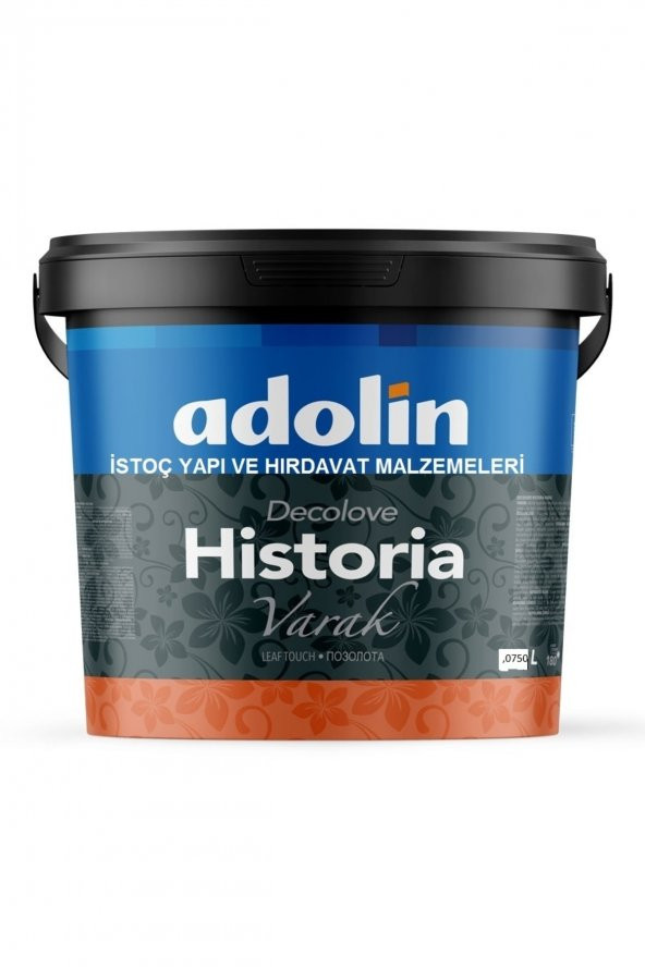 ADOLİN ,0750l 7108 Altın Varak Historia Boya (SEDEF BOYA)