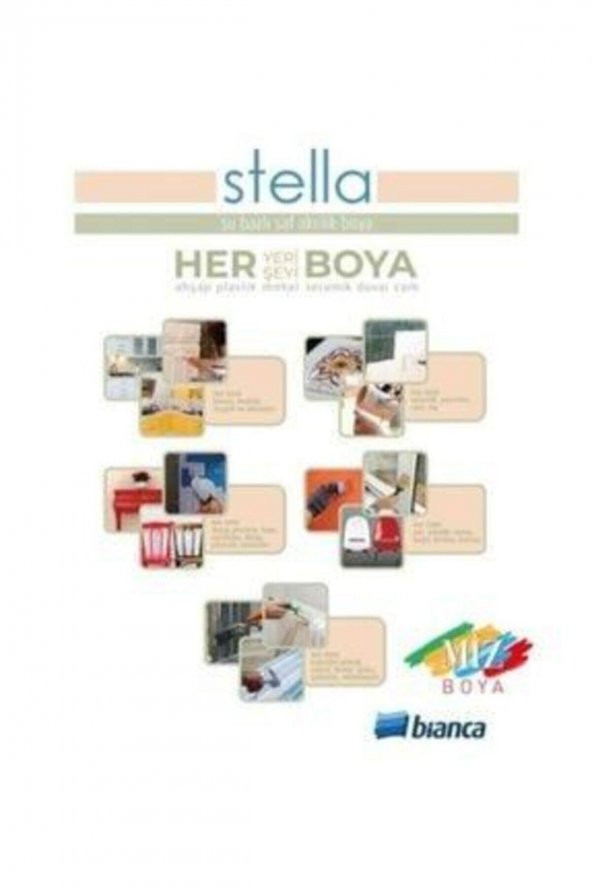 Bianca Bianca Stella Su Bazlı Saf Akrilik Boya Beyaz - 2