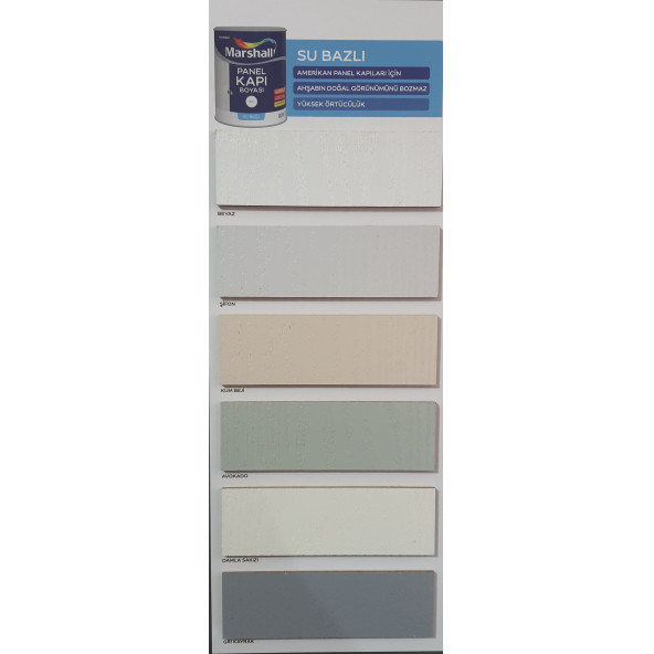 Marshall Marshall Su Bazlı Panel Kapı Boyası 2,5 lt - 2