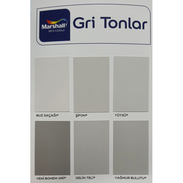 Marshall Silikonlu Özel Mat Boya 1 LT - 10