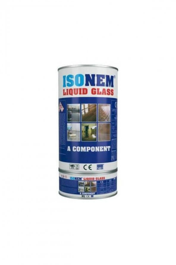 Isonem Liquid Glass Sıvı Cam Şeffaf Zemin Su Yalıtım 2 Kg