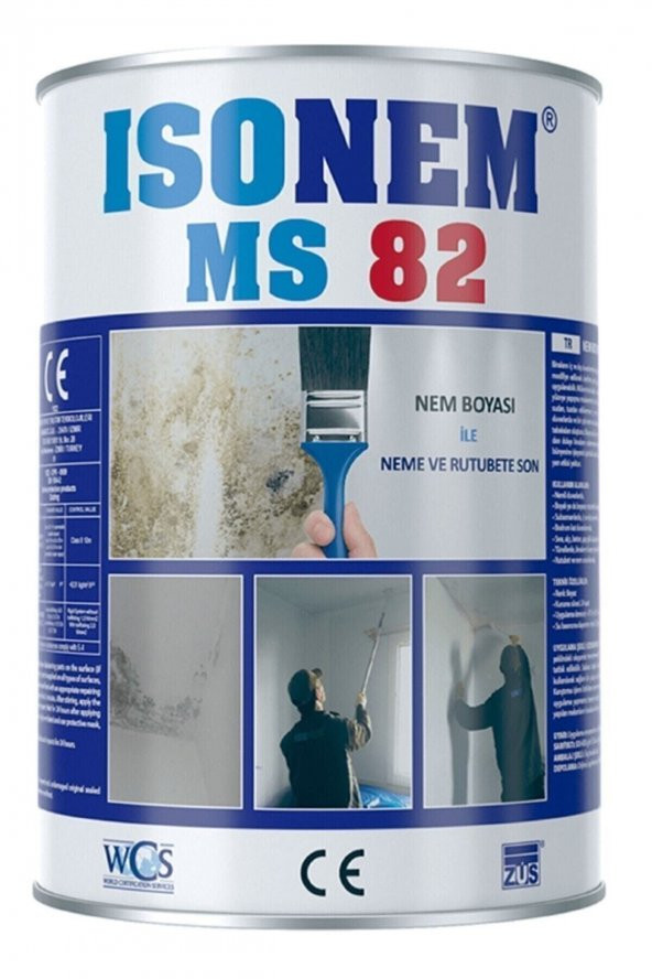 Isonem Beyaz Ms 82 Nem ve Rutubet Boyası 5 Kg