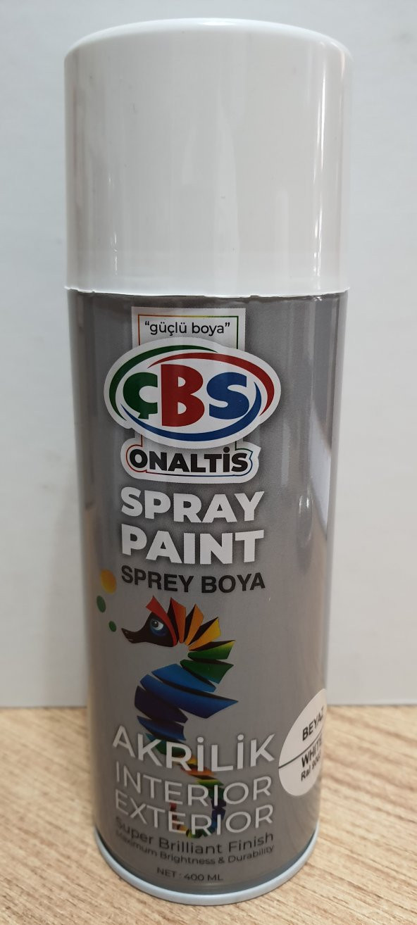 Çbs ÇBS Sprey Boya Akrilik 400 ml Beyaz , Mat Beyaz , Siyah , Mat Siyah