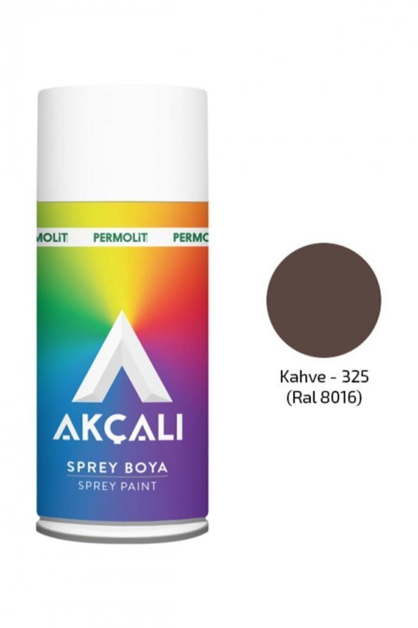 Akçalı Sprey Boya 325 Kahve 400 ml